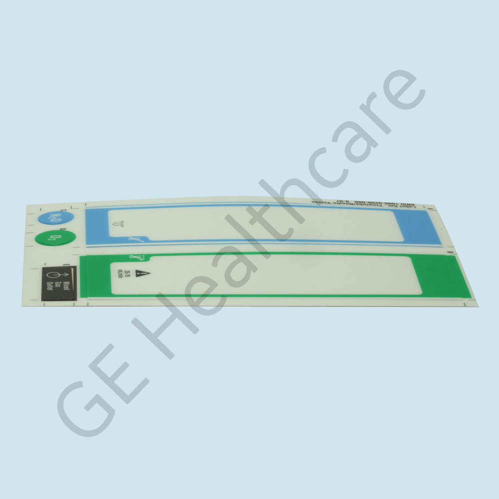 Label FL TB BLU RH GRN LH NDL V N₂O BLU O₂ GRN - Mechanical Label FL TB BLU RH GRN LH NDL V N₂O BLU O₂ GRN - Mechanical