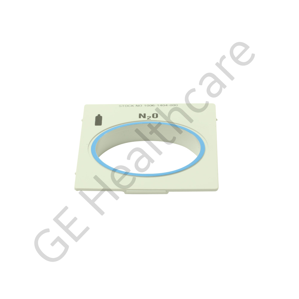 Cover Gas Identification N2O Pad Painted Blue Cylinder Cover Gas Identification N2O Pad Painted Blue Cylinder