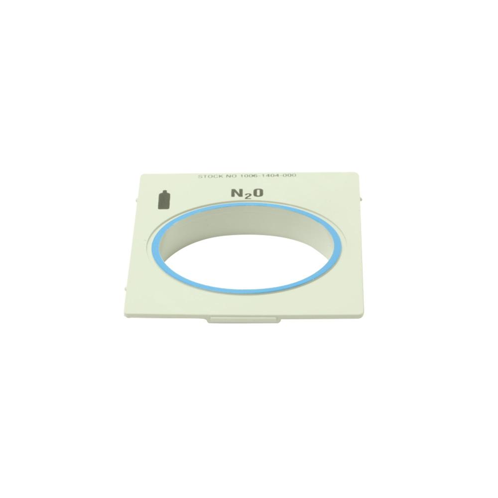Cover Gas Identification N2O Pad Painted Blue Cylinder Cover Gas Identification N2O Pad Painted Blue Cylinder