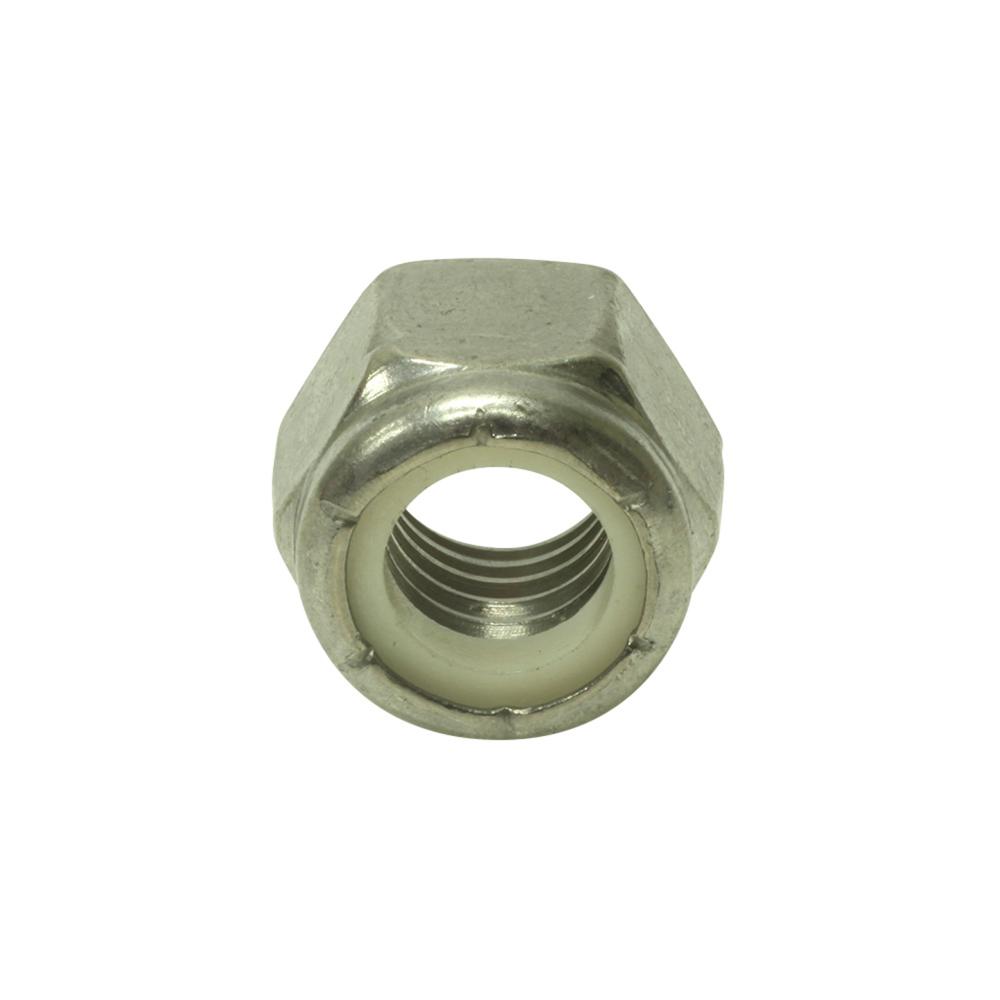 Hexagonal Nylon Lock Nut 1/2-13 - Stainless Steel 18-8 Hexagonal Nylon Lock Nut 1/2-13 - Stainless Steel 18-8