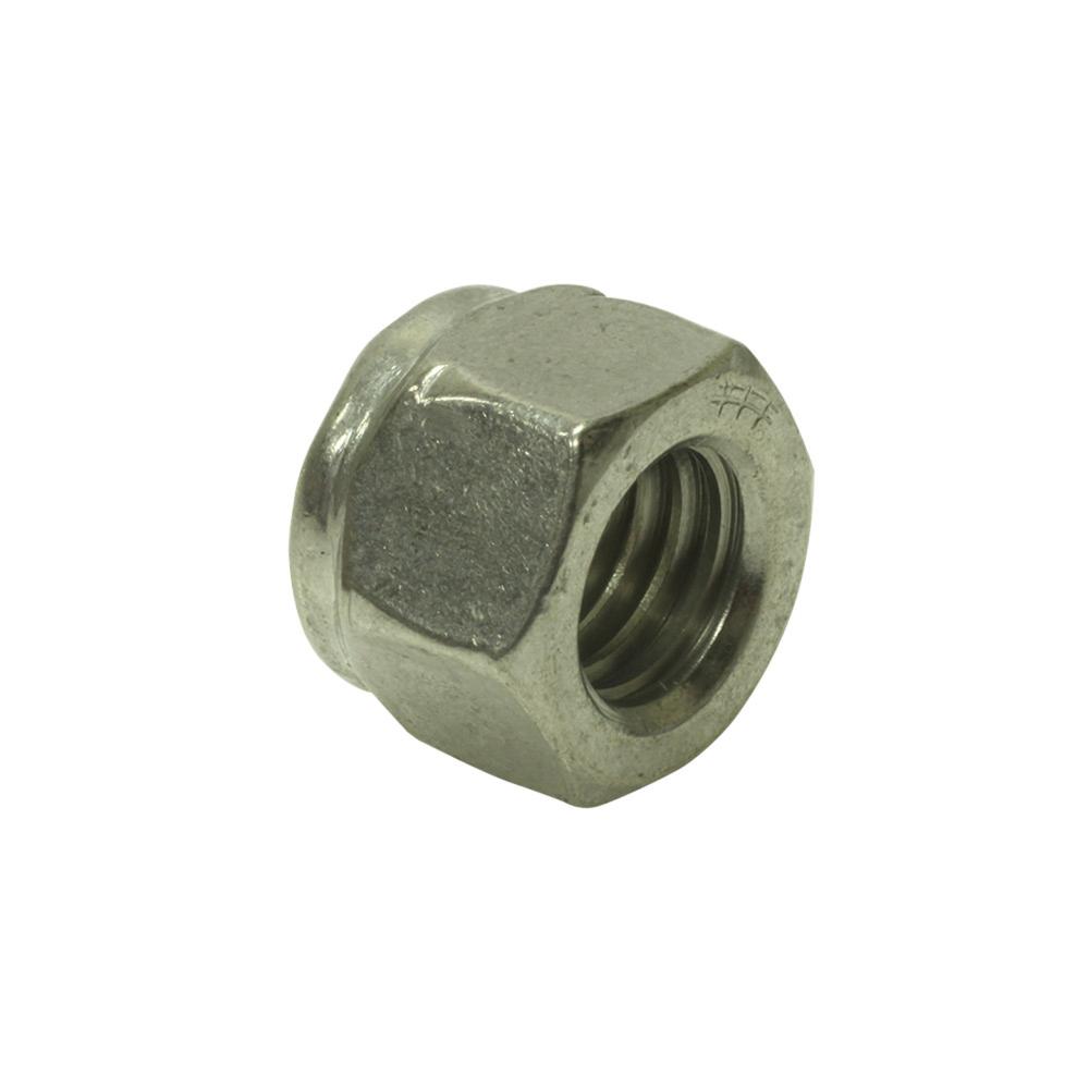 Hexagonal Nylon Lock Nut 1/2-13 - Stainless Steel 18-8 Hexagonal Nylon Lock Nut 1/2-13 - Stainless Steel 18-8