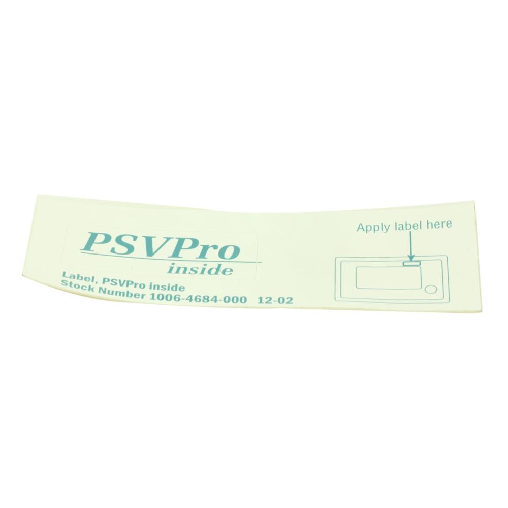 Sticker Label Pressure Support Ventilation with Protection Sticker Label Pressure Support Ventilation with Protection