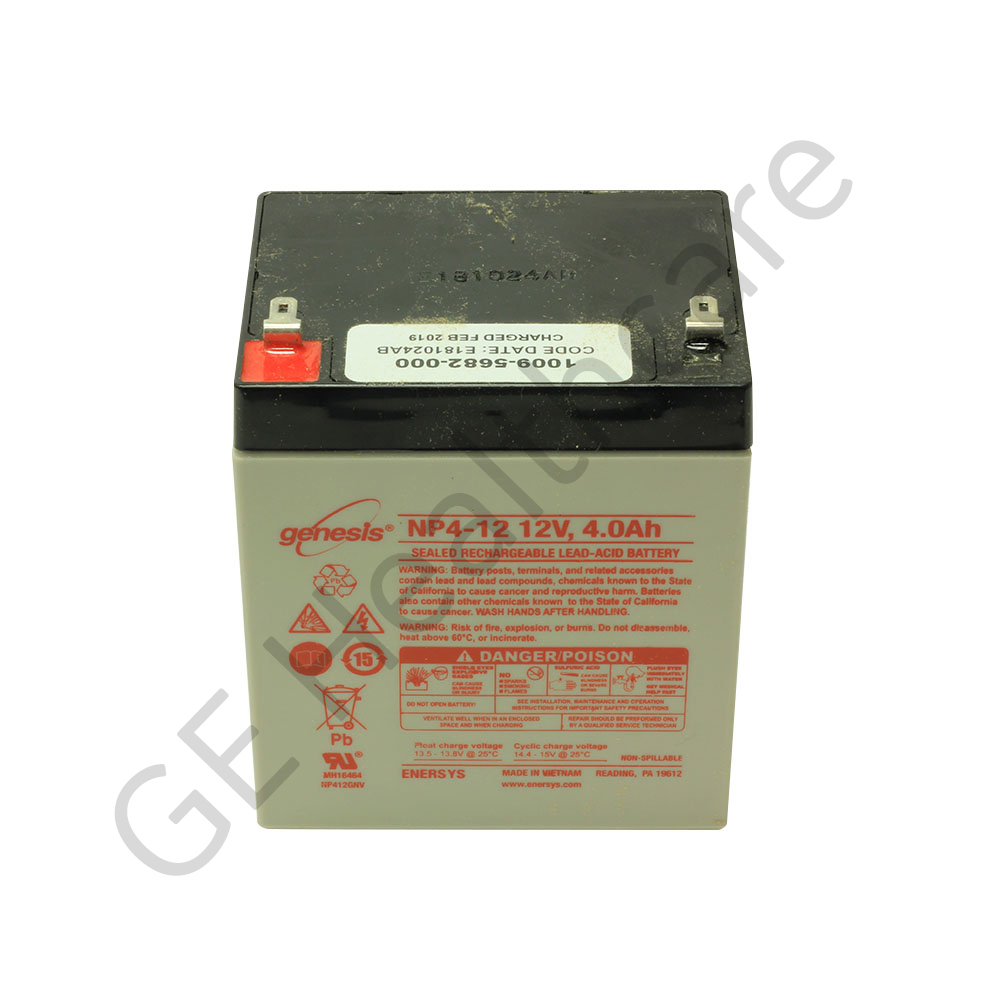 Battery Sealed Lead Acid Rechargeable 12V 4 Amp/Hour