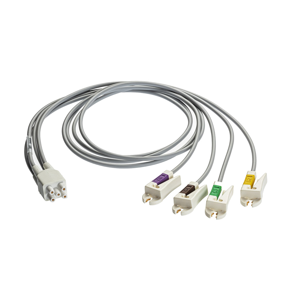 ECG 4-lead Leadwire Set, Grabber, IEC, 1,3m (1/box)