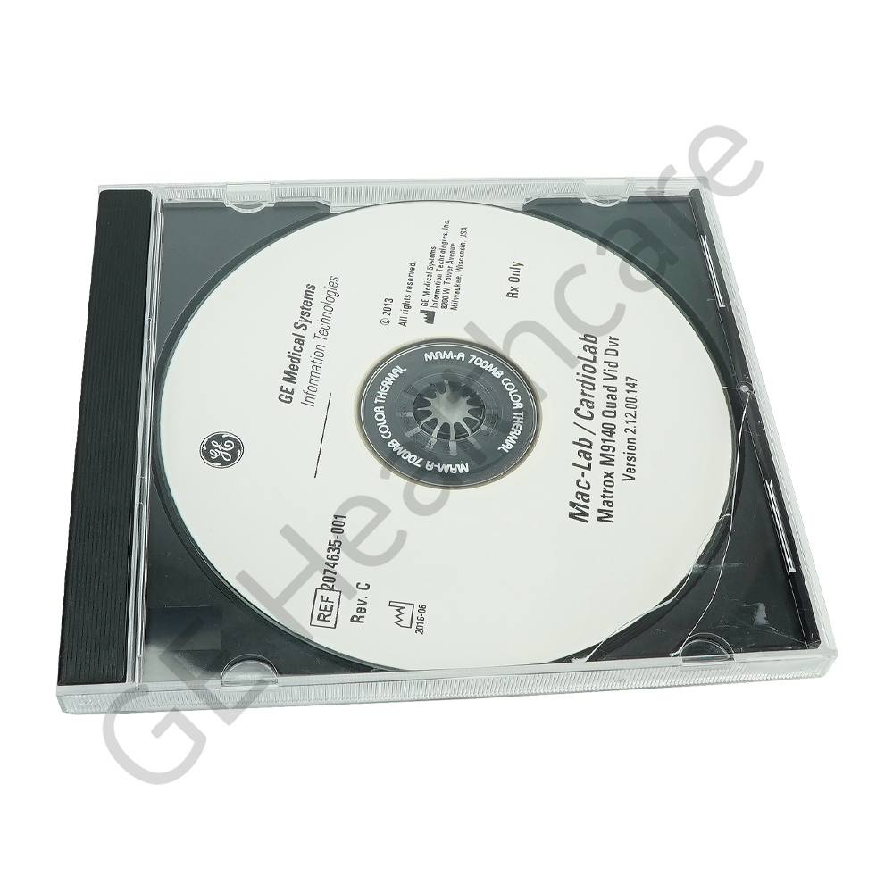 CD-R Matrox M9140 Quad Video Driver v2.12.00.147 Windows XP