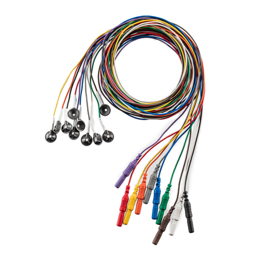 EEG Prewired Cup Electrodes (10/pouche - 46 Pouches)