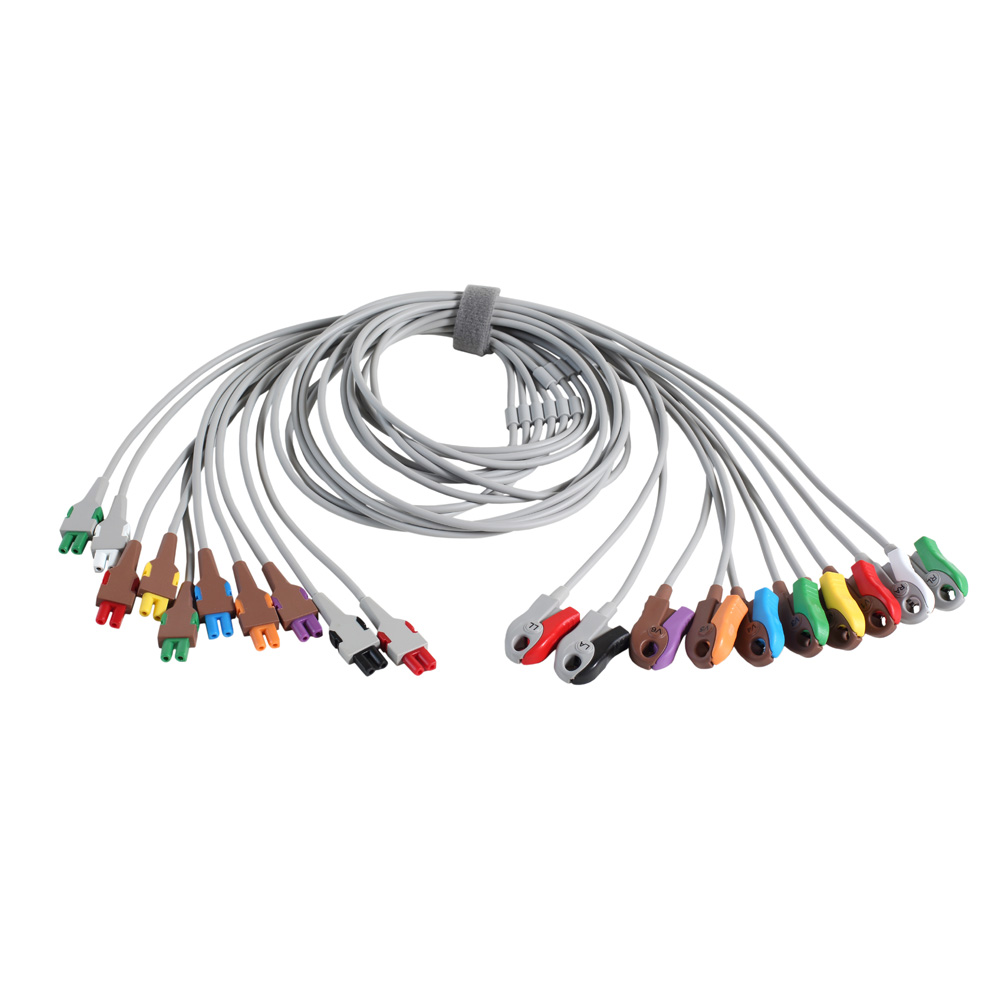 ECG Leadwire Set - Base 10 Grabber - AHA, 1/pack ECG Leadwire Set - Base 10 Grabber - AHA, 1/pack