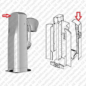 Column Cover Top Right Equipped 2375028-2 Column Cover Top Right Equipped 2375028-2