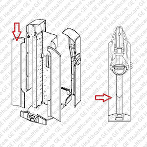 Column Cover Front Left Equipped 2375032-2 Column Cover Front Left Equipped 2375032-2