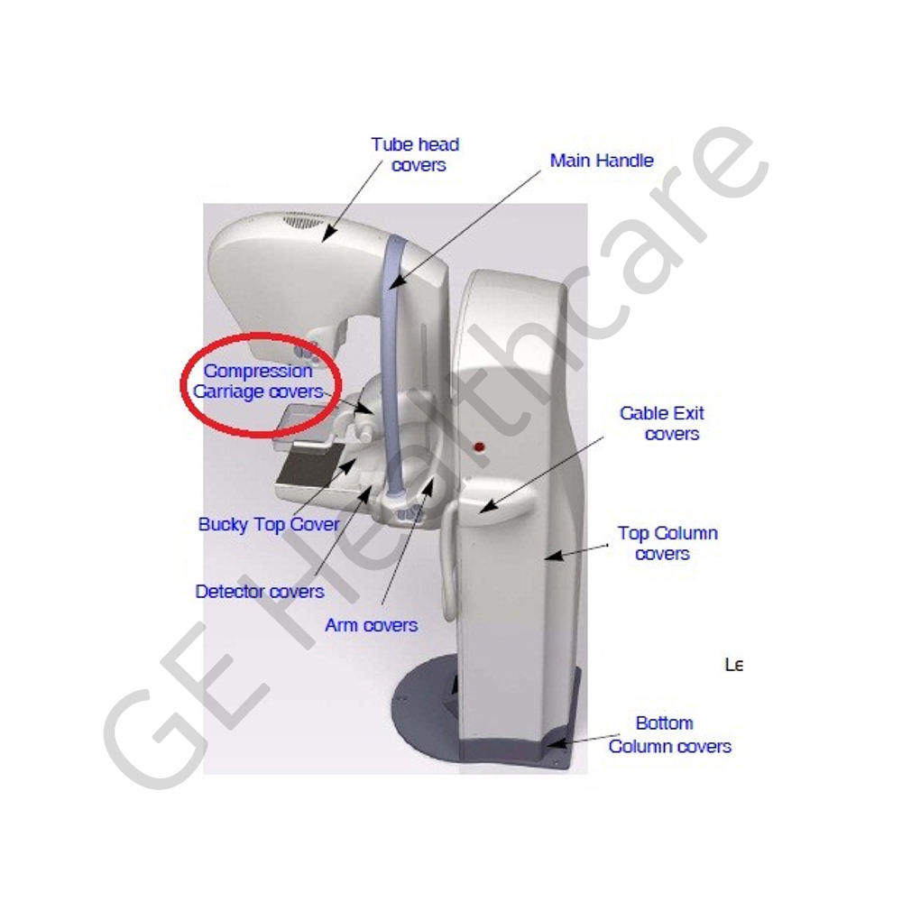 Compression Cover Upper 2401145-2 Compression Cover Upper 2401145-2