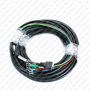 5 BNC Connector Male to High Definition 15 Male 75 Feet