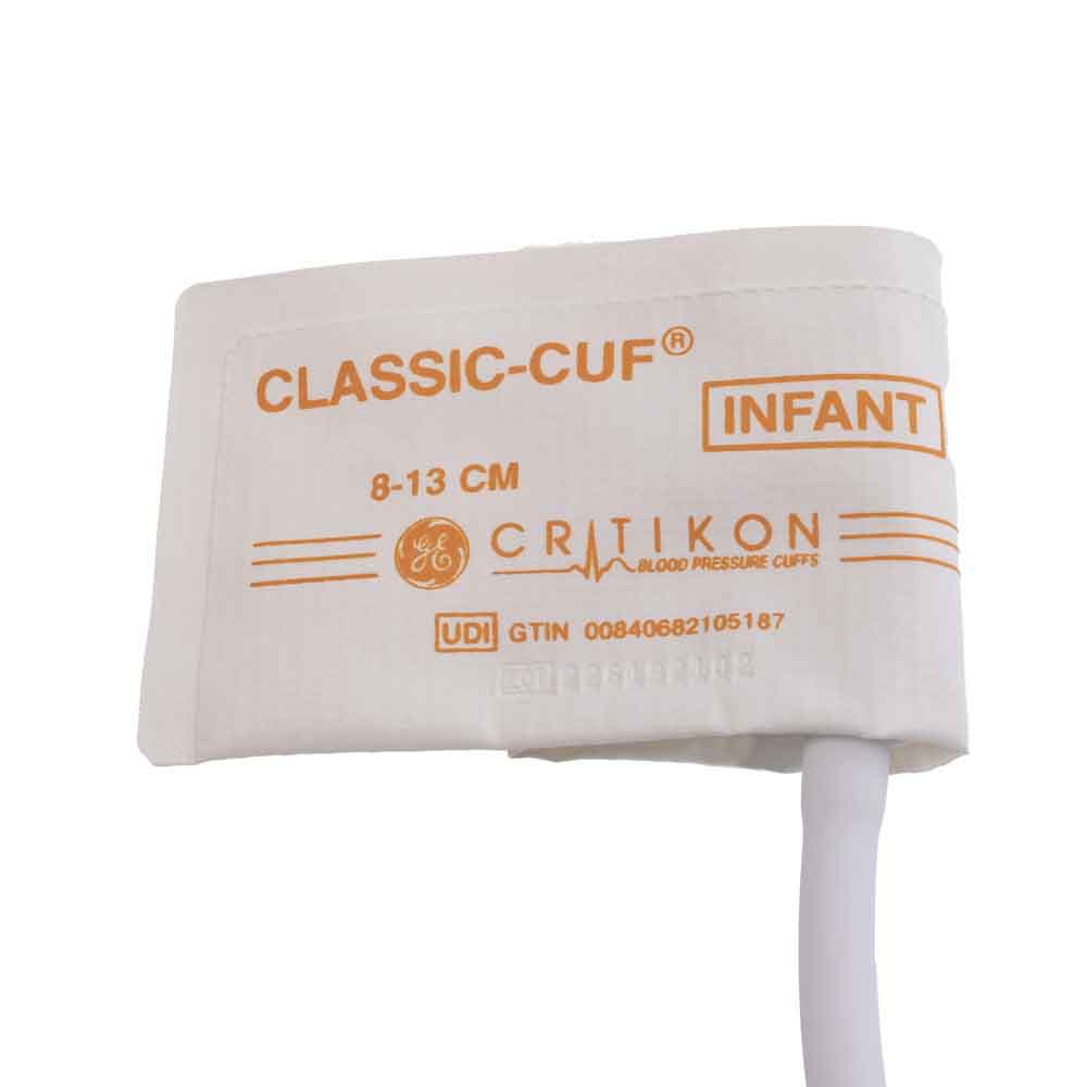 CLASSIC-CUF Infant Blood Pressure Cuff, 1 Tube Bayonet (20/box)