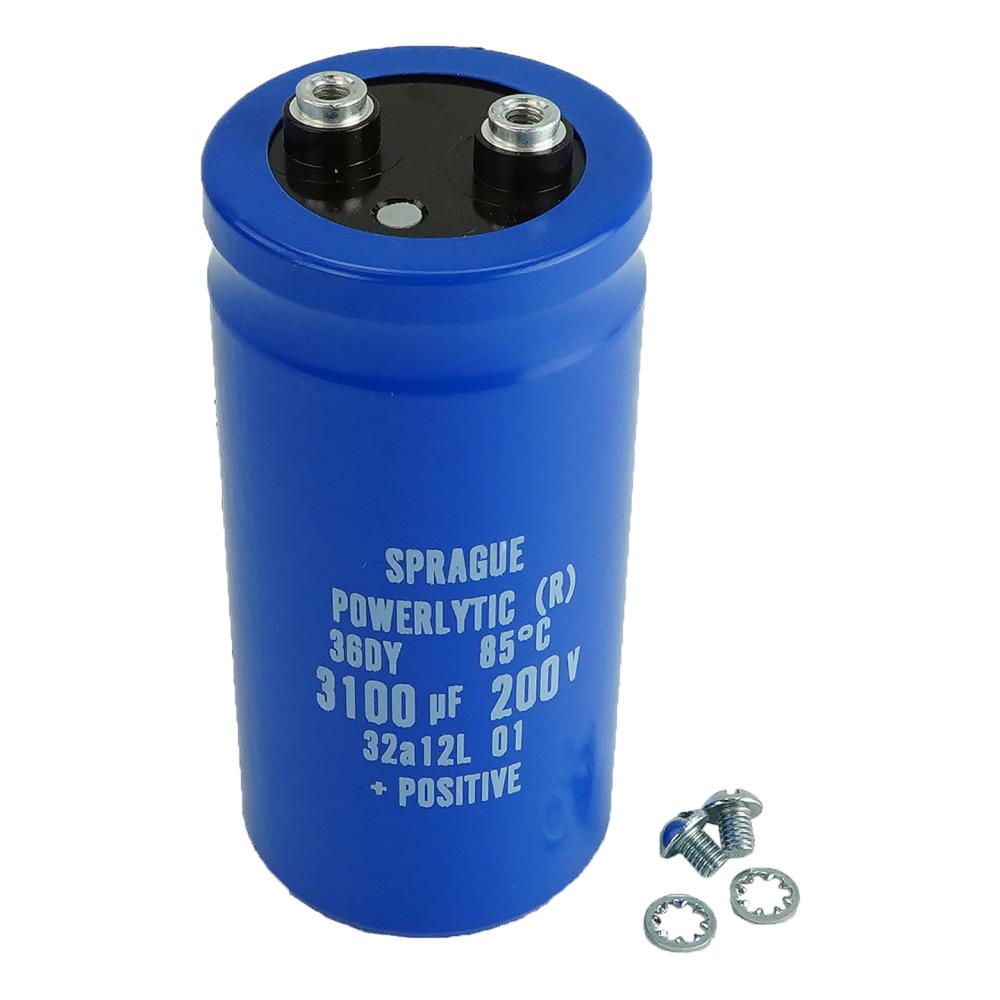 Capacitor Aluminum Electrolytic 3100UF 200VDC -10/+50% Capacitor Aluminum Electrolytic 3100UF 200VDC -10/+50%
