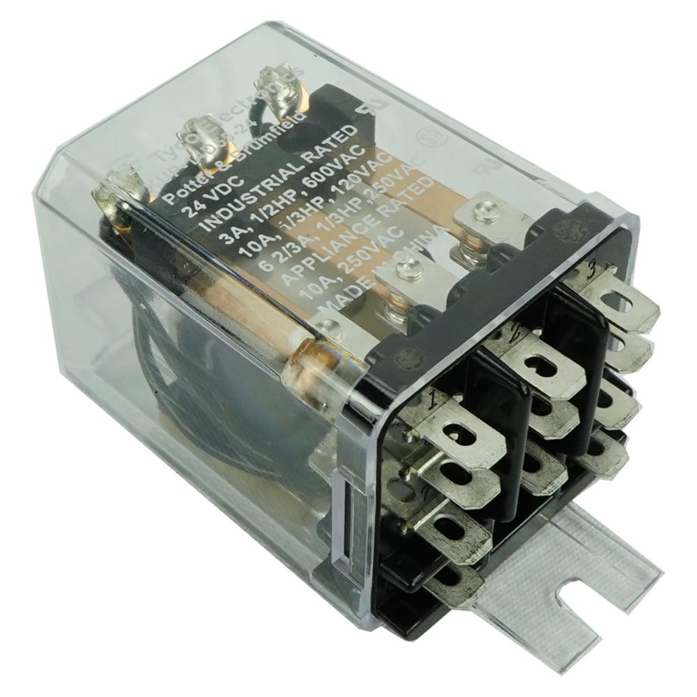 24V DC 3 Pole Double Throw (3PDT) Enclosed Relay 24V DC 3 Pole Double Throw (3PDT) Enclosed Relay