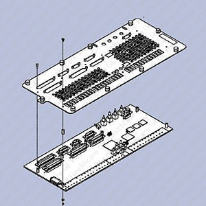 Assembly, MTCB Mounting Panel H-Power-Table Assembly, MTCB Mounting Panel H-Power-Table