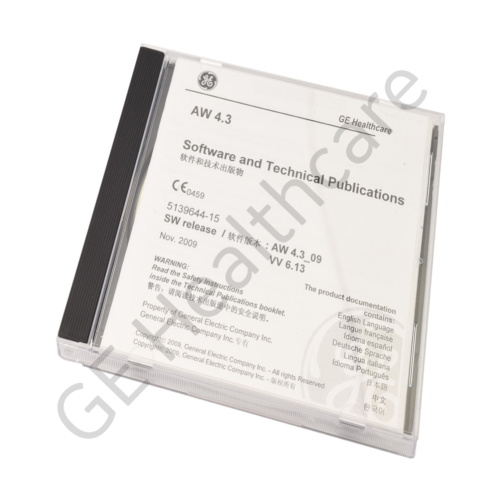 Advantage Workstation (AW) 4.3 Fast Load DVD Advantage Workstation (AW) 4.3 Fast Load DVD