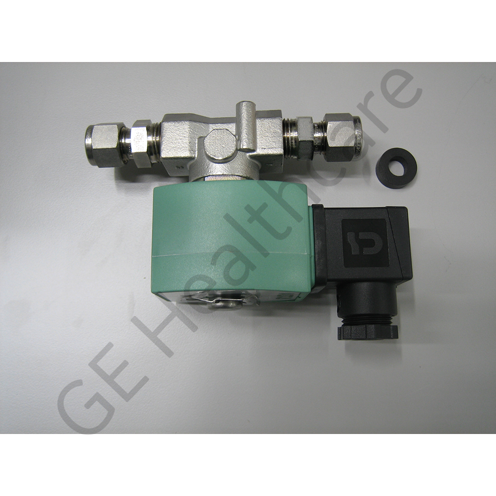 Solenoid valve for He cooling manifold