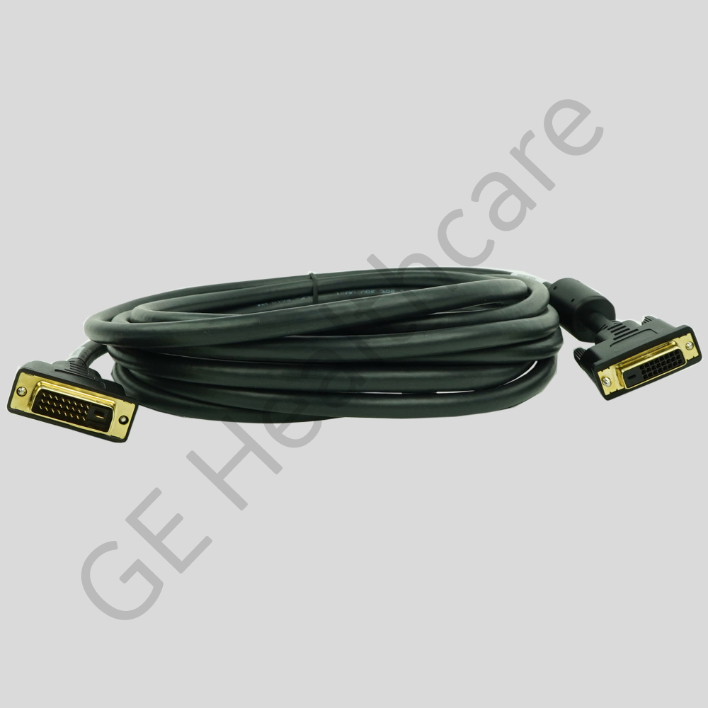 DVI-D to DVI-D Dual Link Cable with Ferrite Core M-F 5m