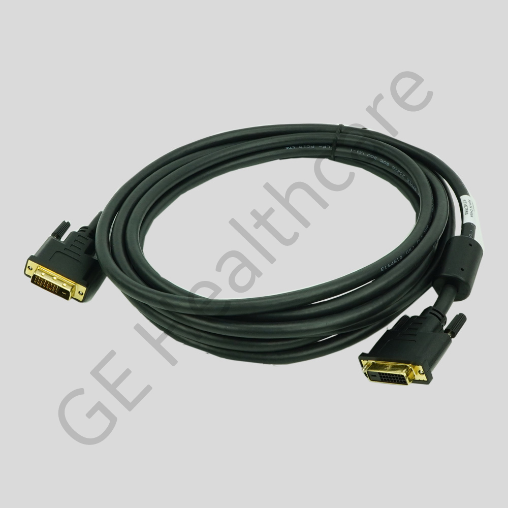 DVI-D to DVI-D Dual Link Cable with Ferrite Core M-F 5m