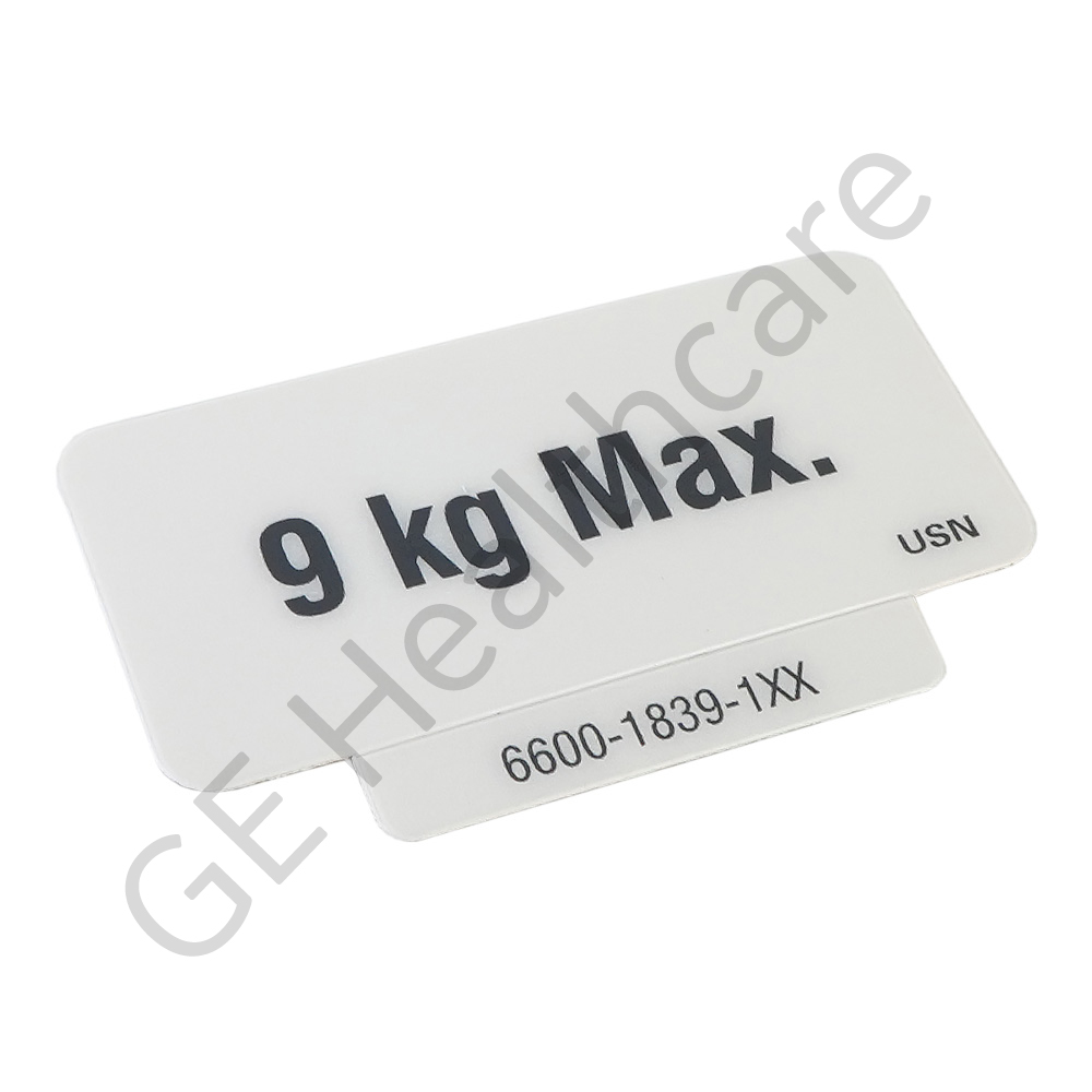 Sticker Label Shelf Load Limit 20lbs Gray Sticker Label Shelf Load Limit 20lbs Gray