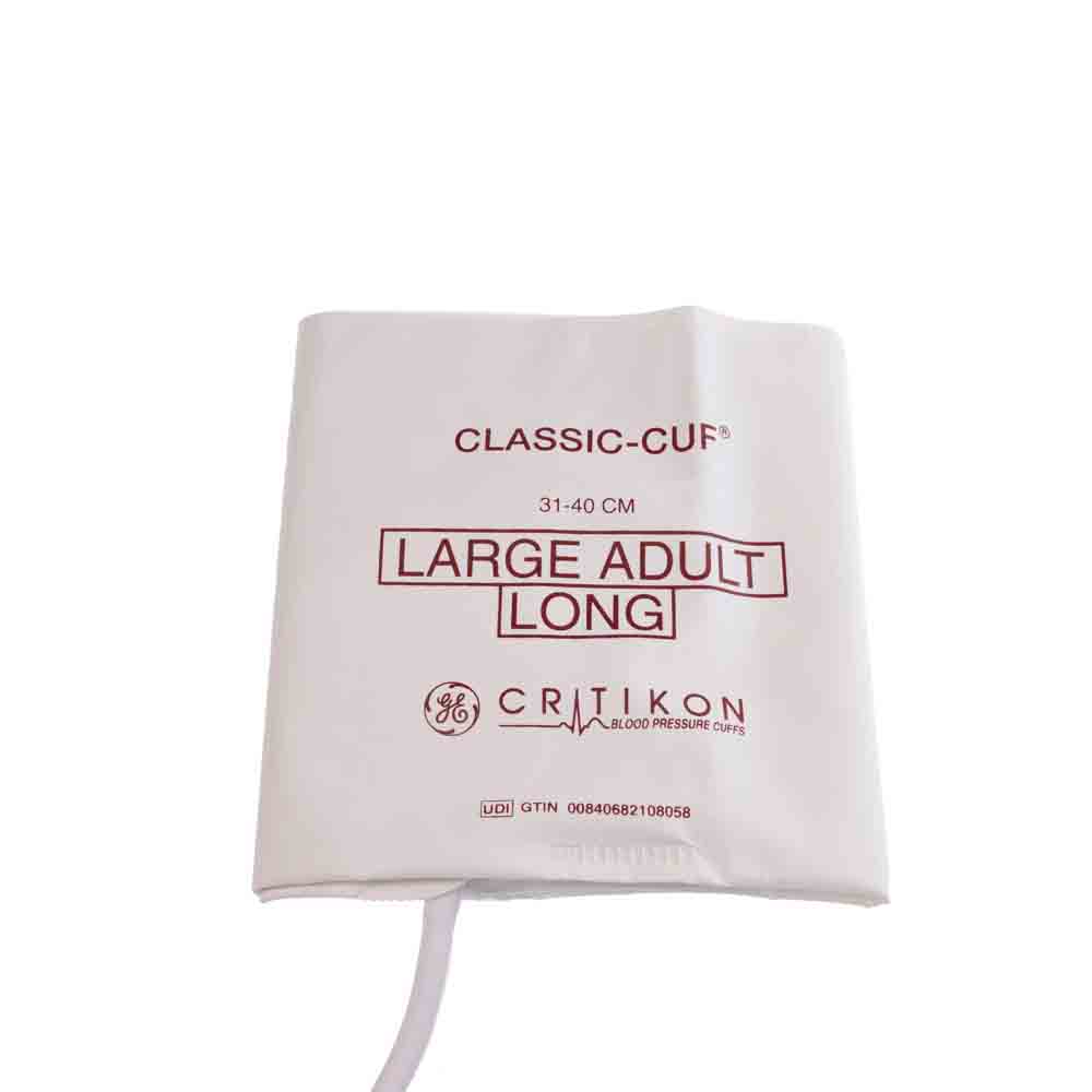 CLASSIC-CUF Large Adult Long Blood Pressure Cuff, 1 Tube Bayonet (20/box)