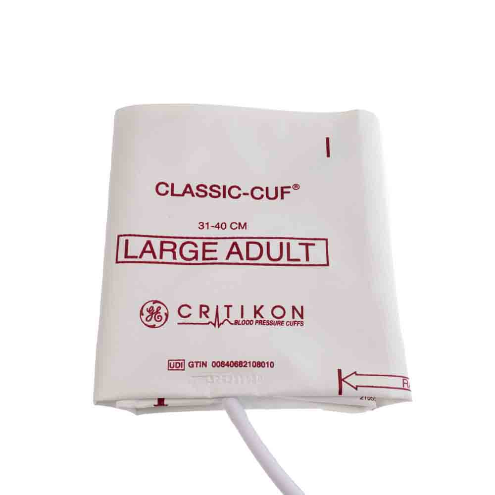 CLASSIC-CUF Large Adult Blood Pressure Cuff, 1 Tube Bayonet (20/box)