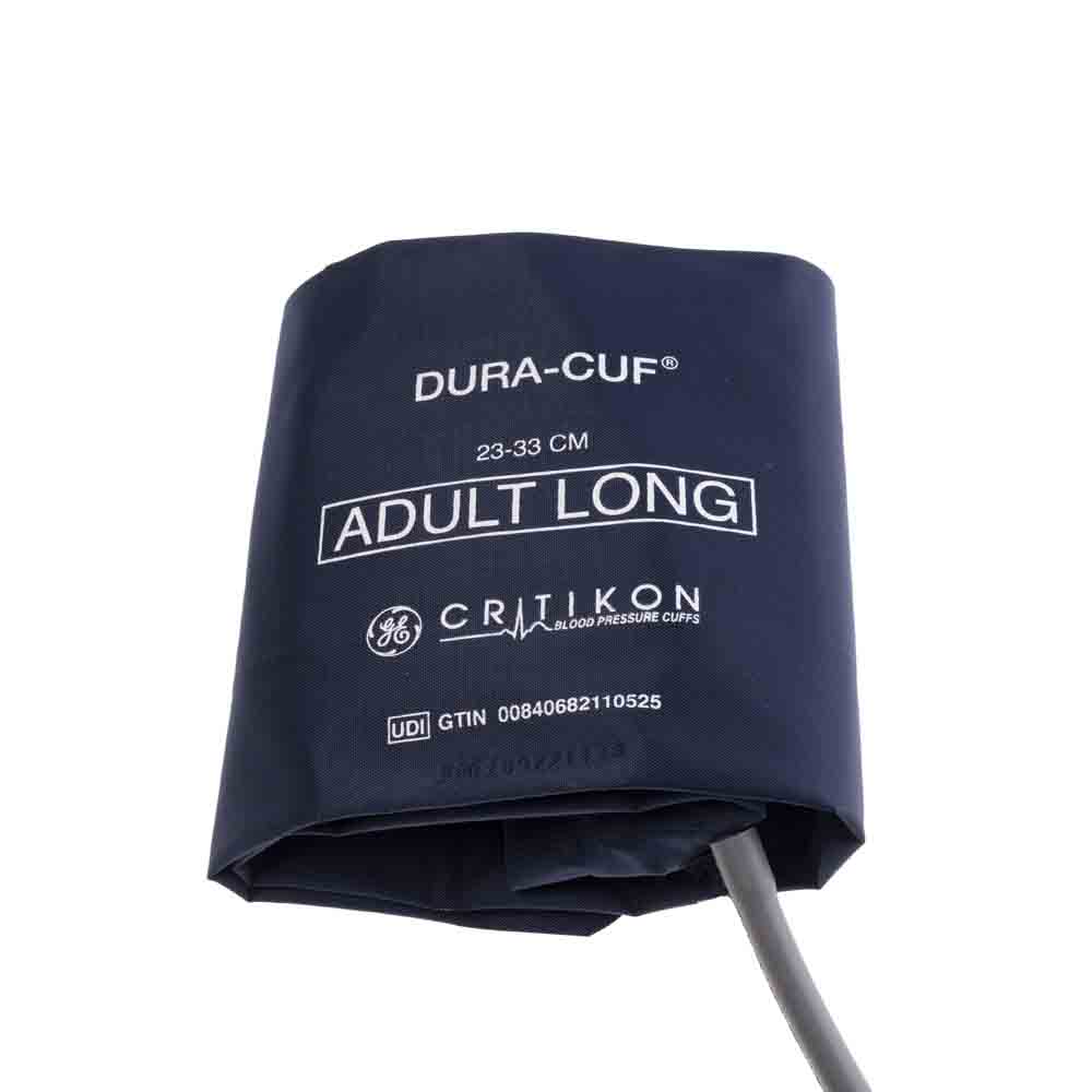 DURA-CUF Large Adult Long Blood Pressure Cuff, 1 Tube Bayonet (5/box)