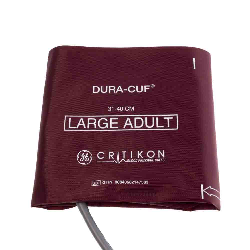 DURA-CUF Large Adult Blood Pressure Cuff, 1 Tube Bayonet (5/box)