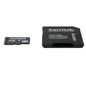 Memory Card - 4GB SD Card Standard and Dual Probe Memory Card - 4GB SD Card Standard and Dual Probe