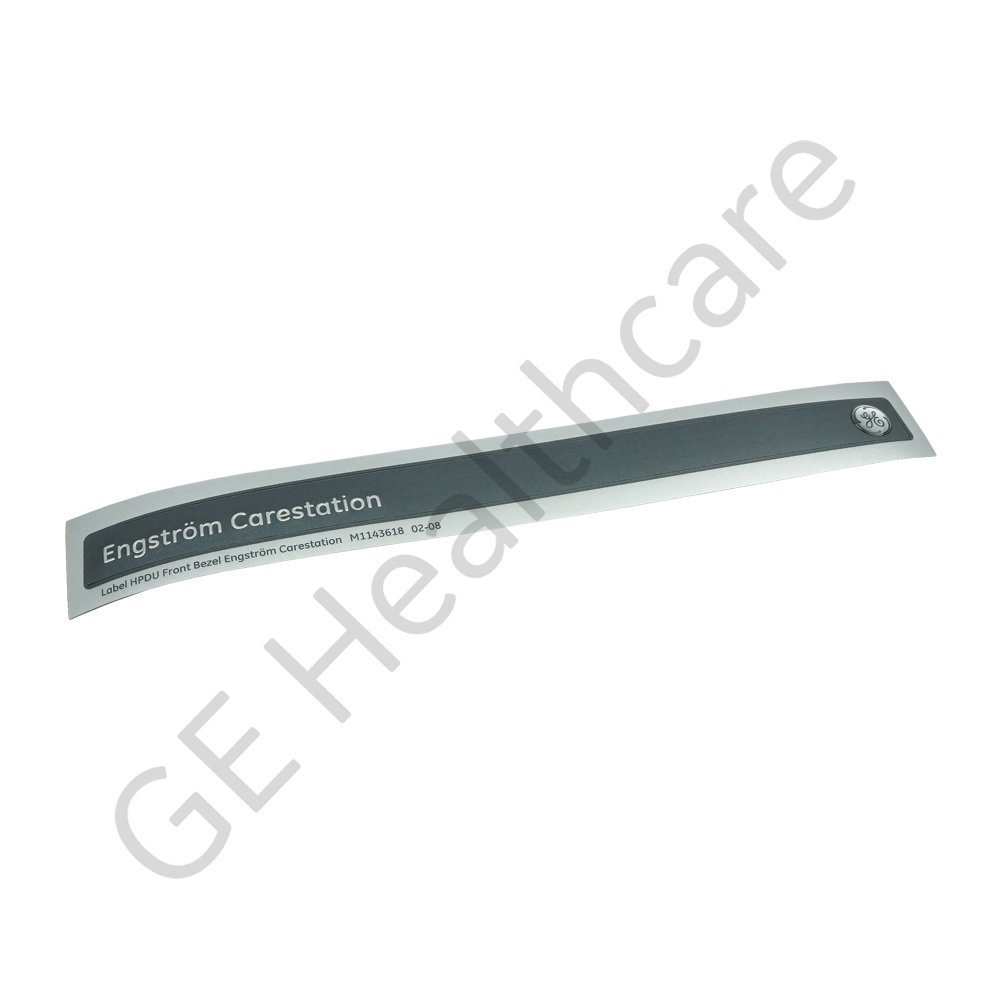 Sticker Label HPDU Front Bezel Engstrom Carestation