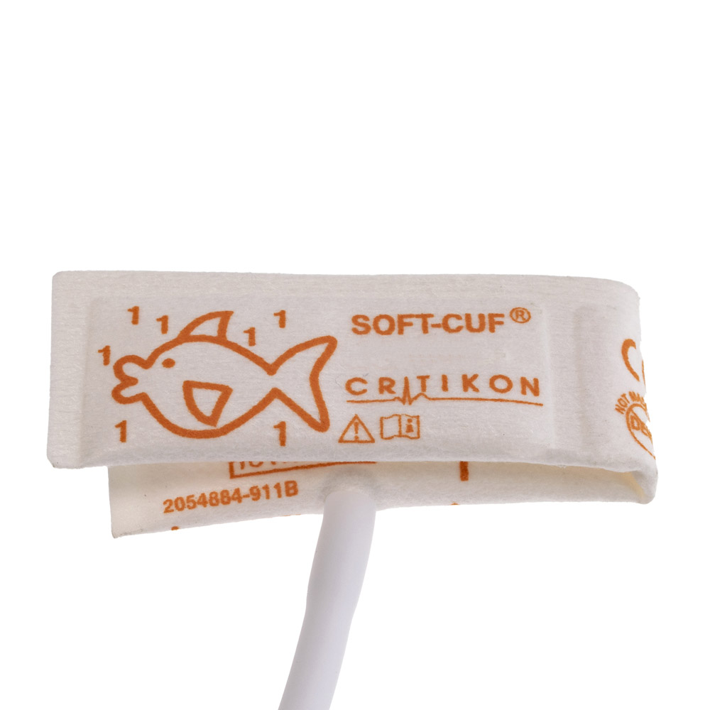 SOFT-CUF Neonatal Blood Pressure Cuff Size 1, 1 Tube Neo-Snap (20/box)