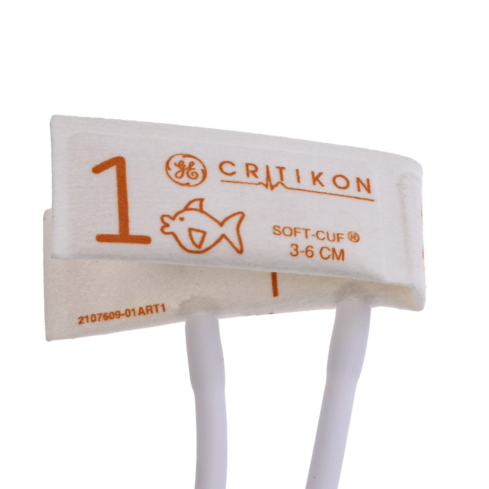 SOFT-CUF Neonatal Blood Pressure Cuff Size 1, 2 Tubes Neo-Snap (20/box) SOFT-CUF Neonatal Blood Pressure Cuff Size 1, 2 Tubes Neo-Snap (20/box)
