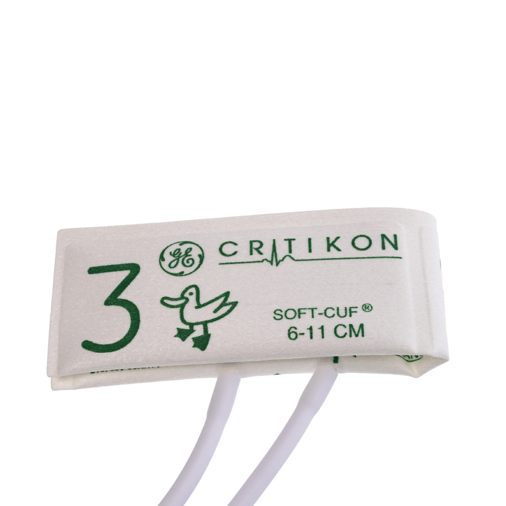 SOFT-CUF Neonatal Blood Pressure Cuff Size 3, 2 Tubes Neo-Snap (20/box) SOFT-CUF Neonatal Blood Pressure Cuff Size 3, 2 Tubes Neo-Snap (20/box)