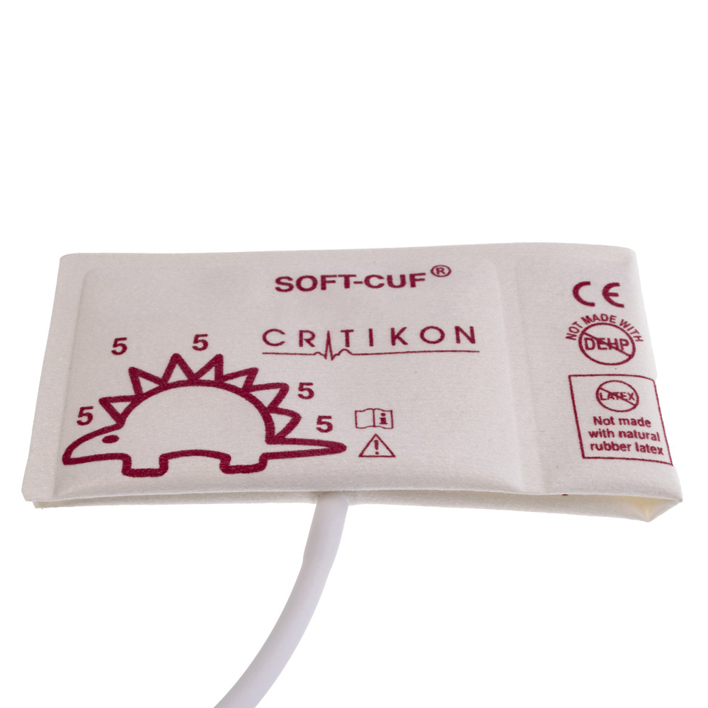 SOFT-CUF Neonatal Blood Pressure Cuff Size 5, 1 Tube Neo-Snap (20/box)