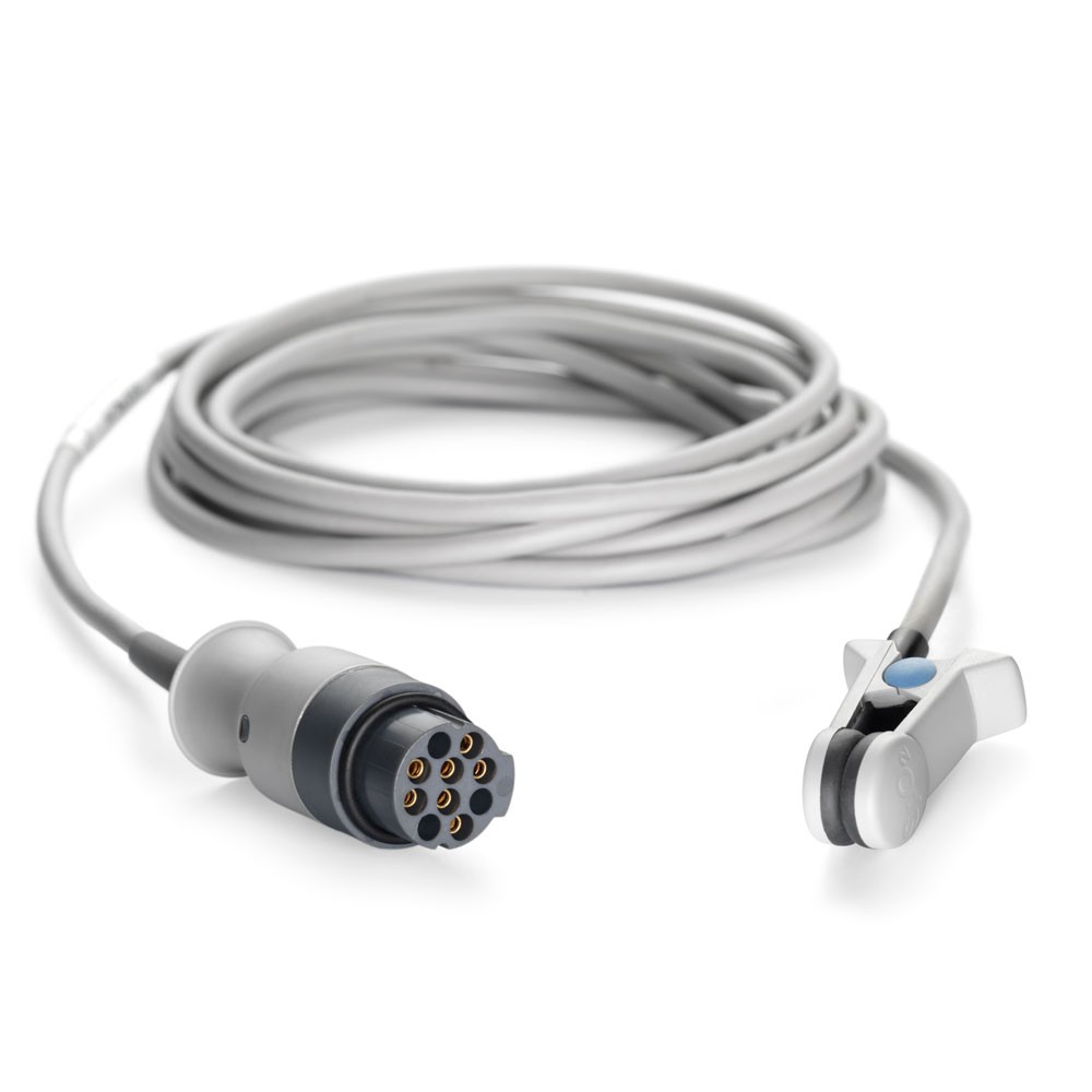 TruSignal™ Integrated SpO2 Resusable Sensor, Datex, Ear, Adult/Pediatric, 4m, 1/pack