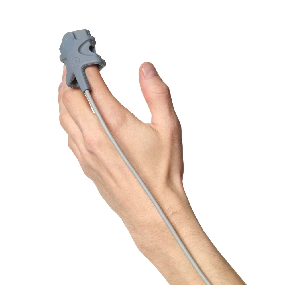 TruSignal™ SpO₂ Integrated Resusable Adult Soft Finger Sensor 4m (1/box)